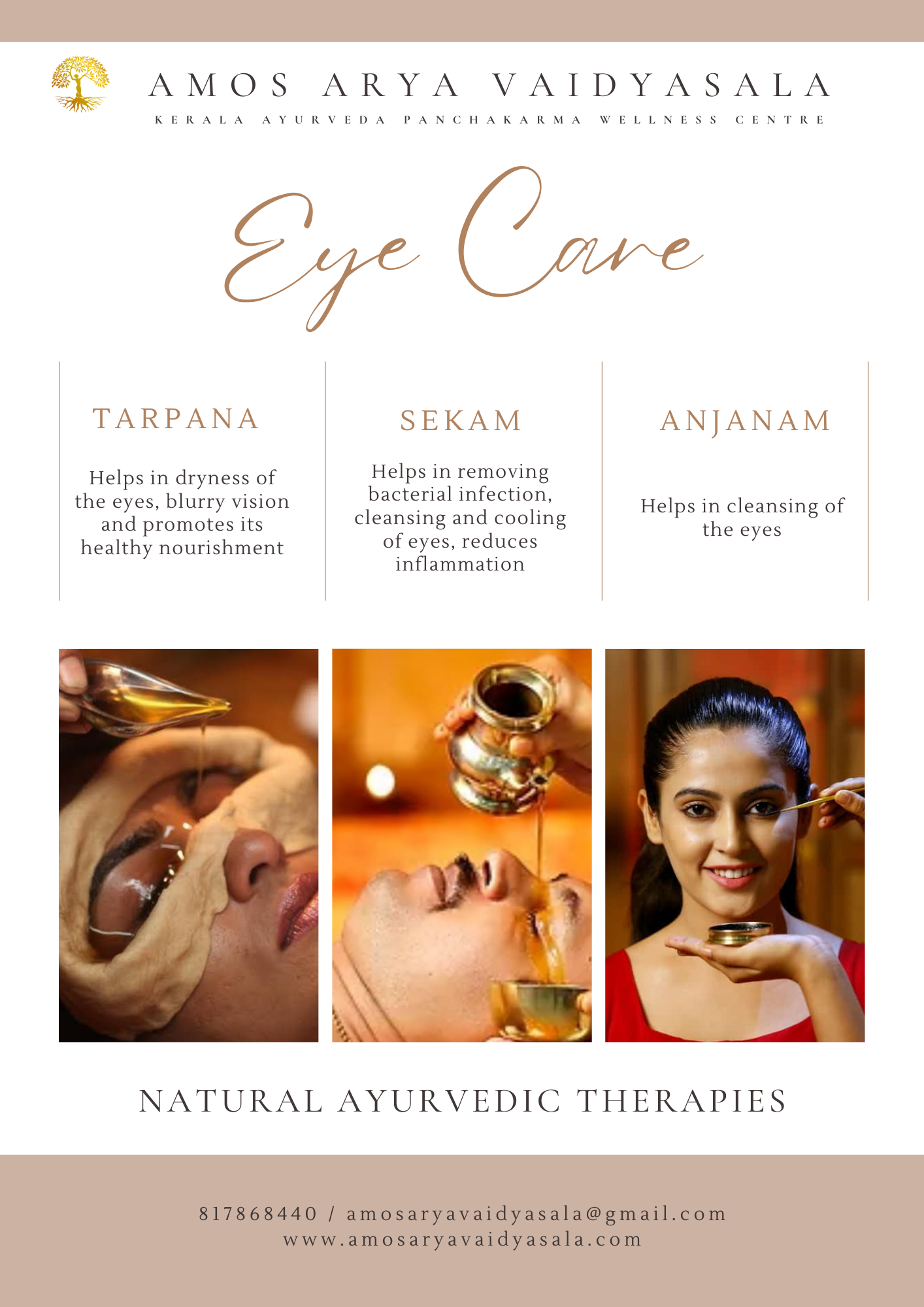 Ayurvedic eye therapies
